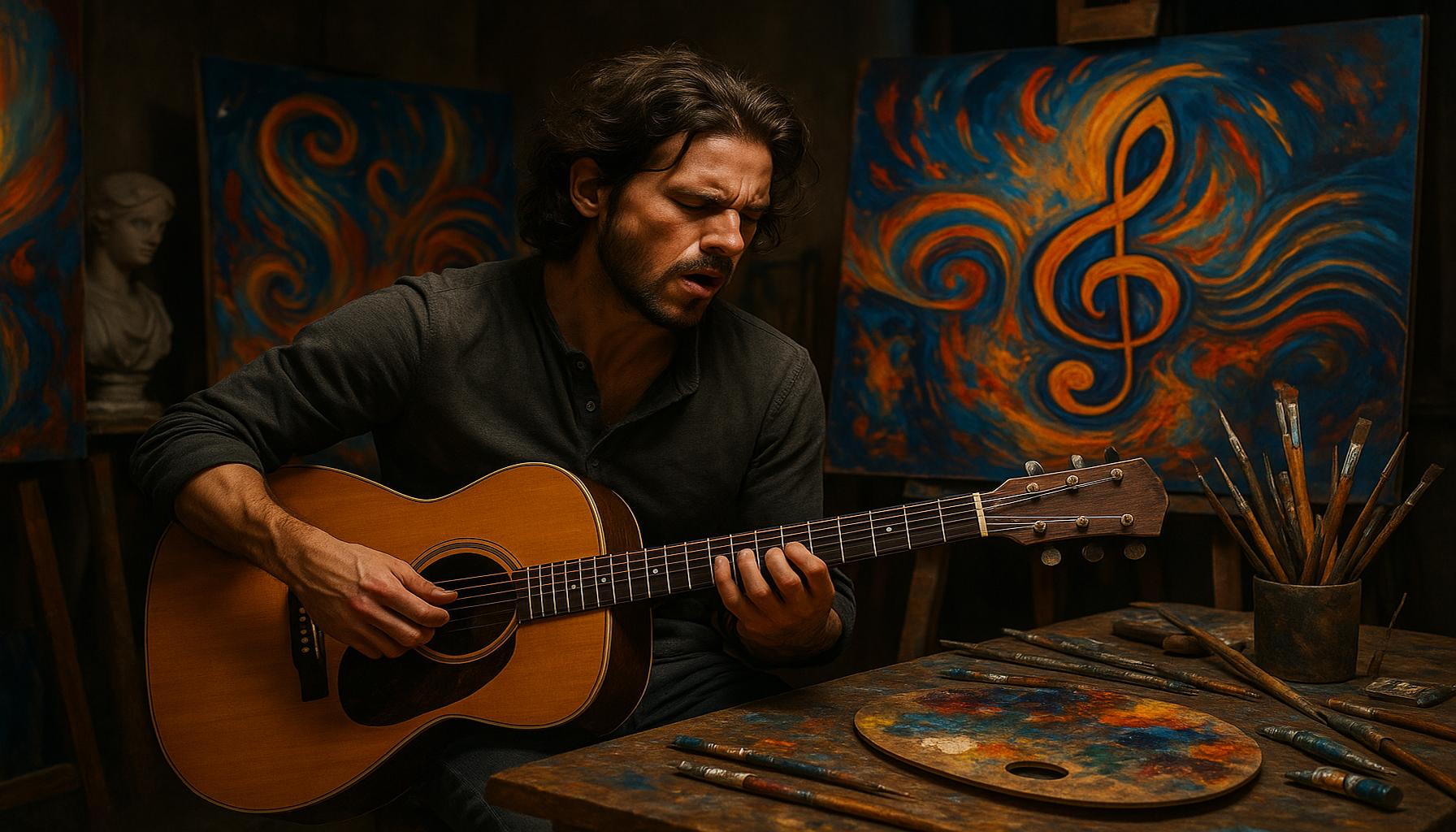 The Impact of Music on Artistic Expression: Exploring the Intersection between Melody and Creativity