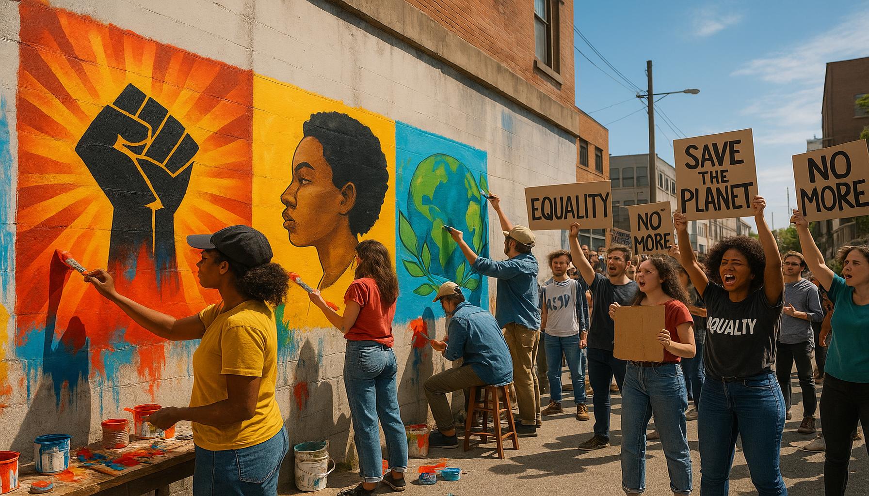 Art as a Form of Protest: Exploring Artistic Expression in Contemporary Social Movements